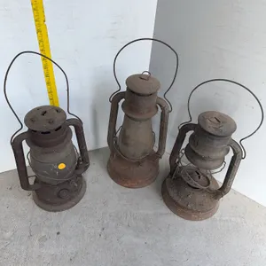(3) Antique Lanterns