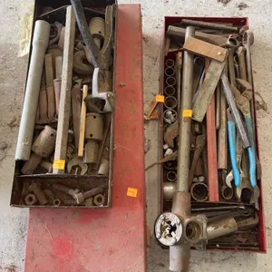 Metal Toolbox and Assorted Tools
