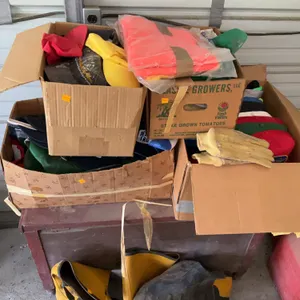 Assortment of Hats, Rubber Slip On Overshoes, Safety Vests