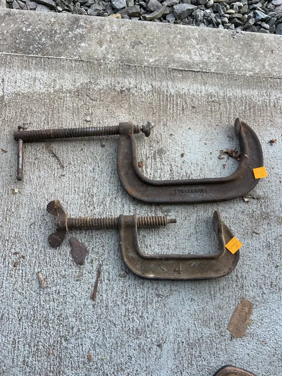 (2) C Clamps