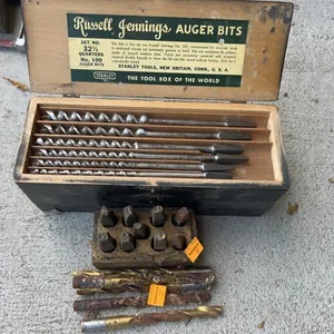 Assortment of Various Sized Auger Bits