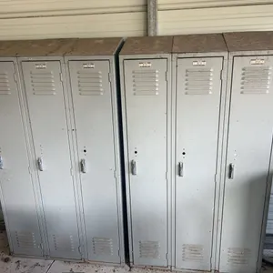 (2) Sets of 3 Metal Lockers