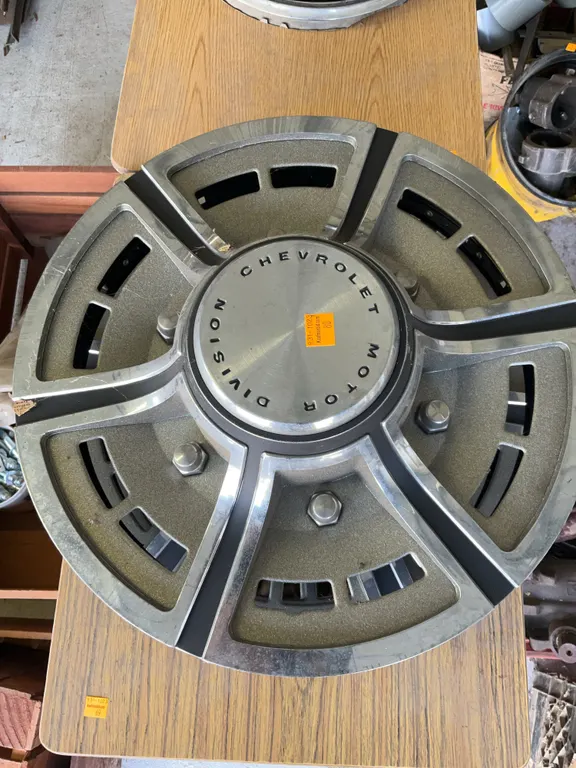 4 Vintage Chevrolet Hubcaps
