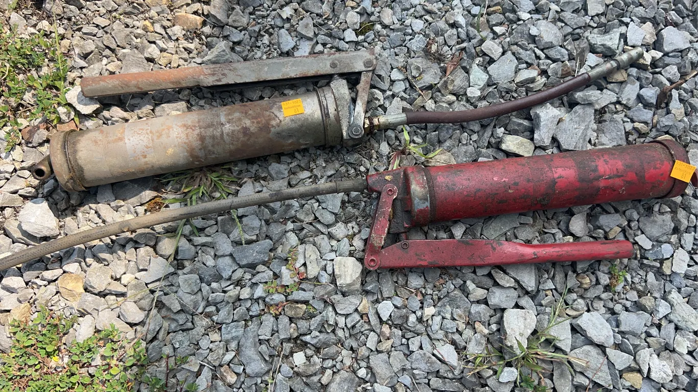 (2) Vintage Grease Guns