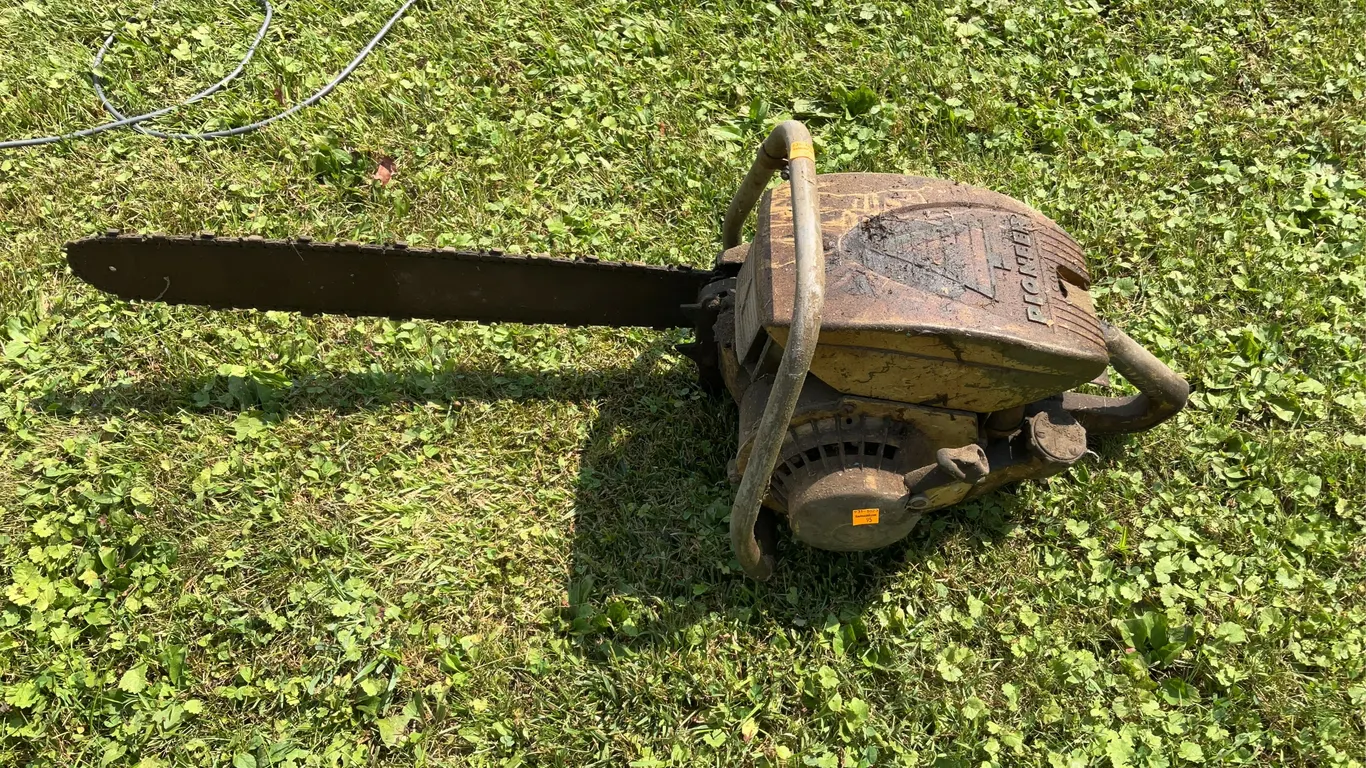 Vintage Pioneer Gasoline Powered Chainsaw