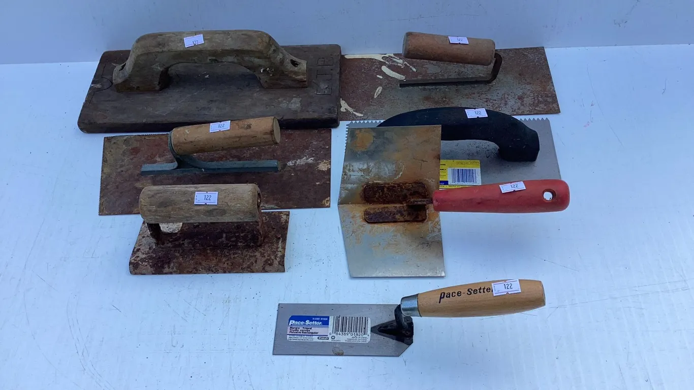 Assortment of Masonry Tools