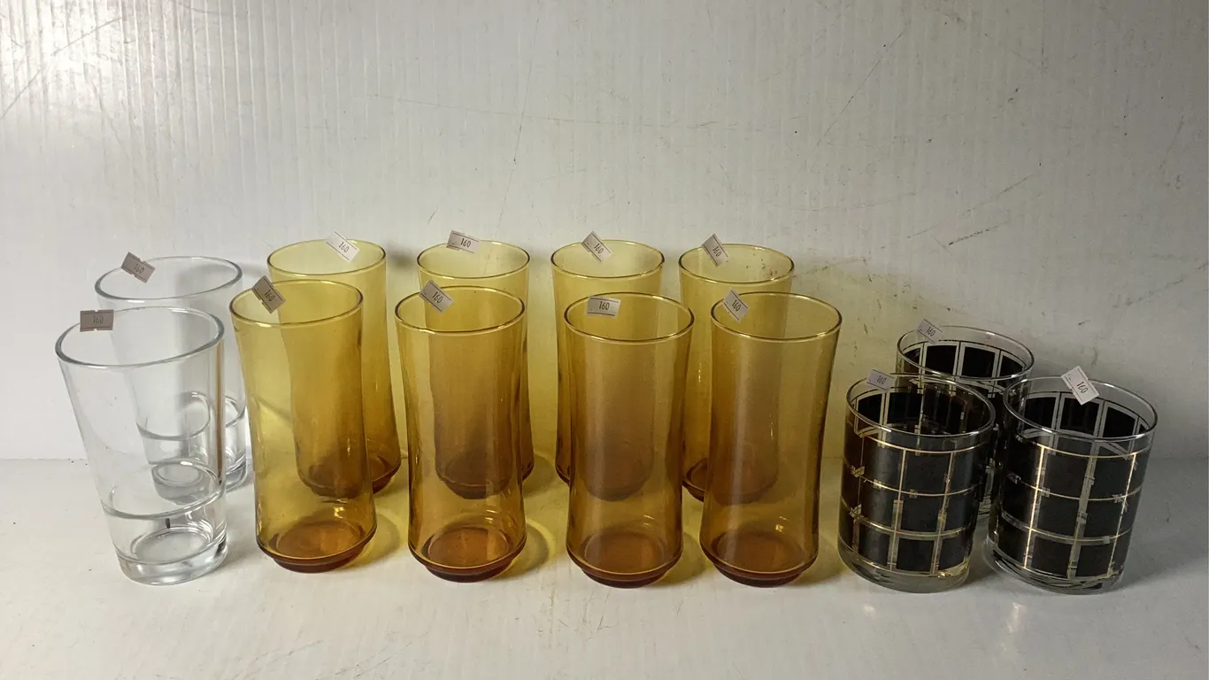 Assortment of Drinking Glasses