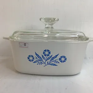 Vintage Corning Ware Blue Cornflower Casserole Dish