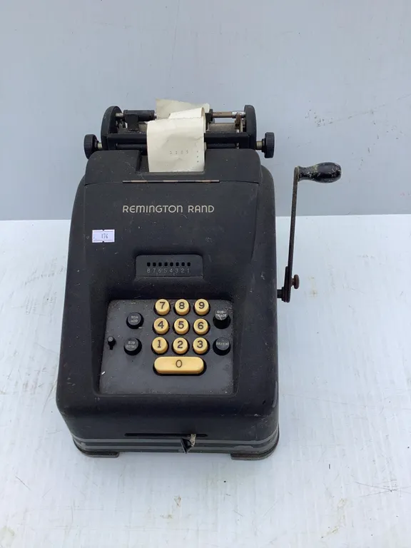 Vintage Remington Rand Adding Machine