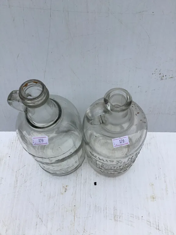 2 Vintage White House Vinegar Jars
