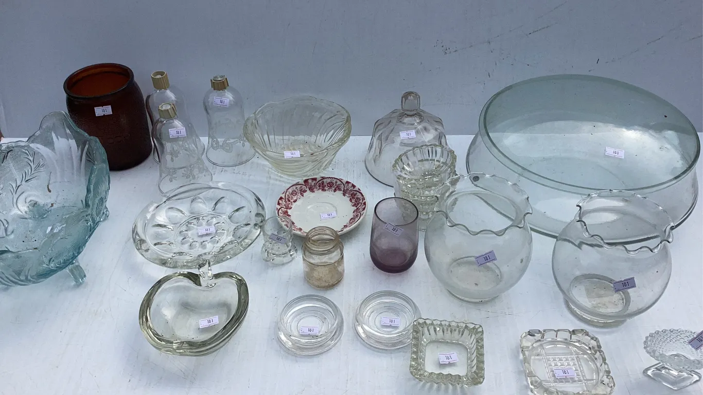 Assortment of Glass Items