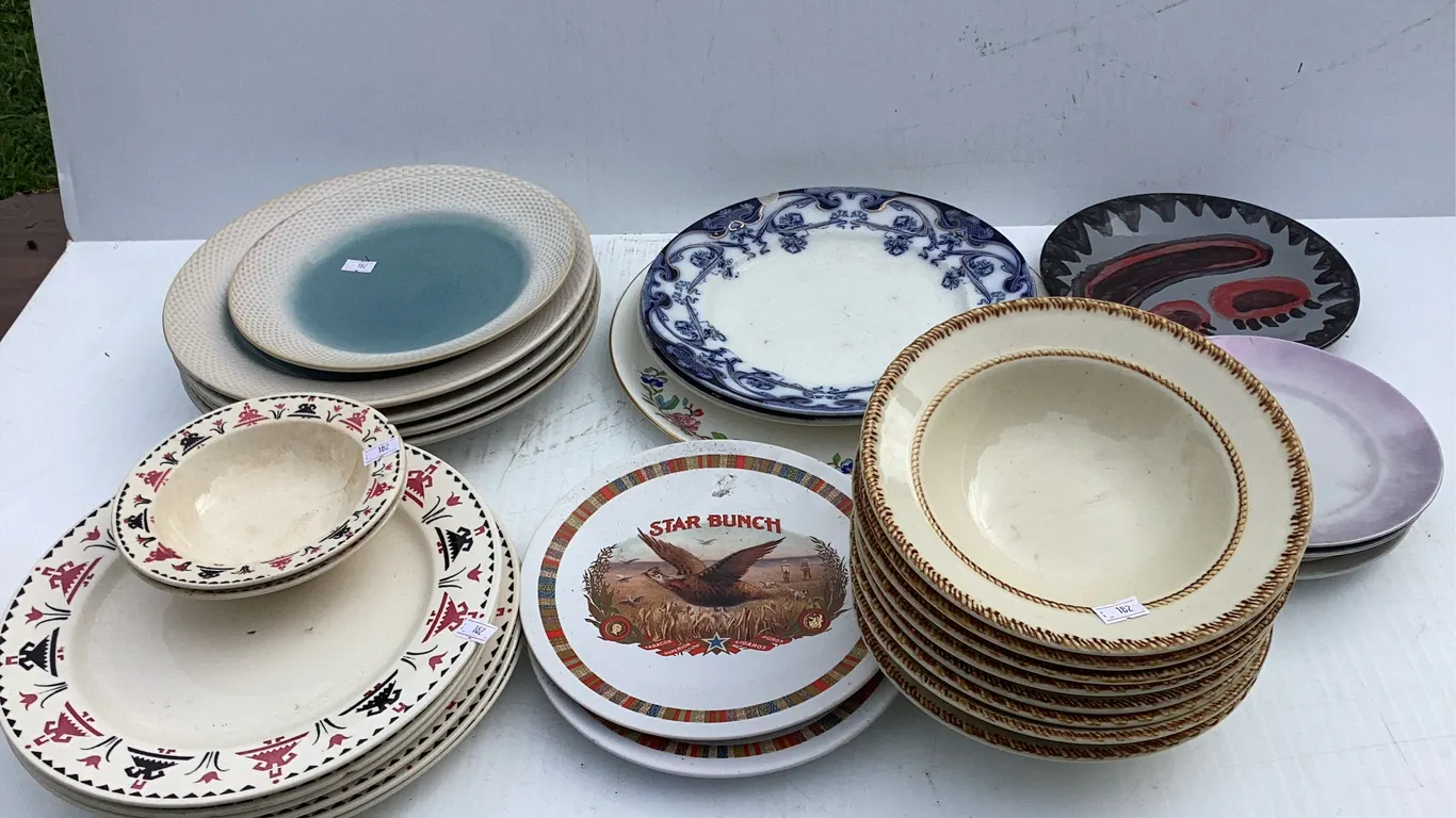 Assortment of Plates and Bowls