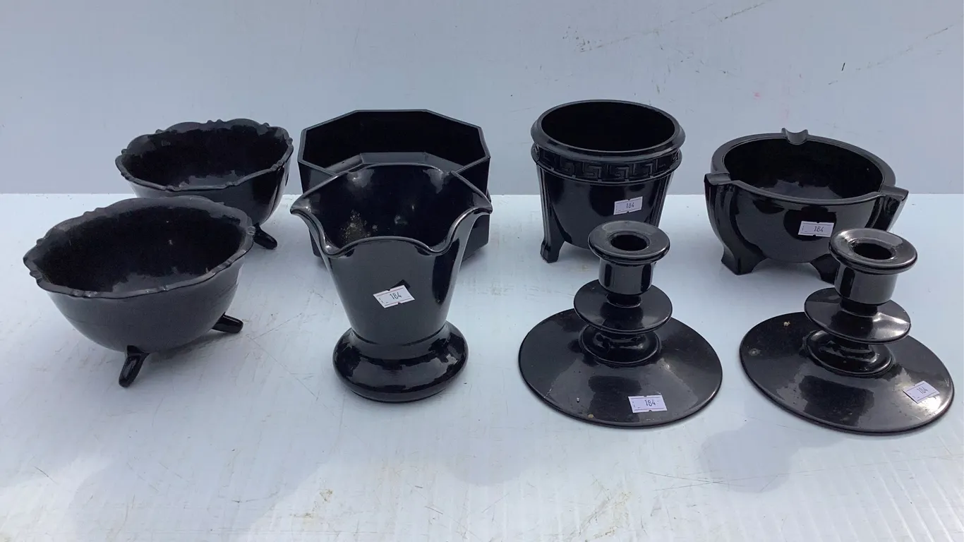 9 Pieces of Amysteth Glass