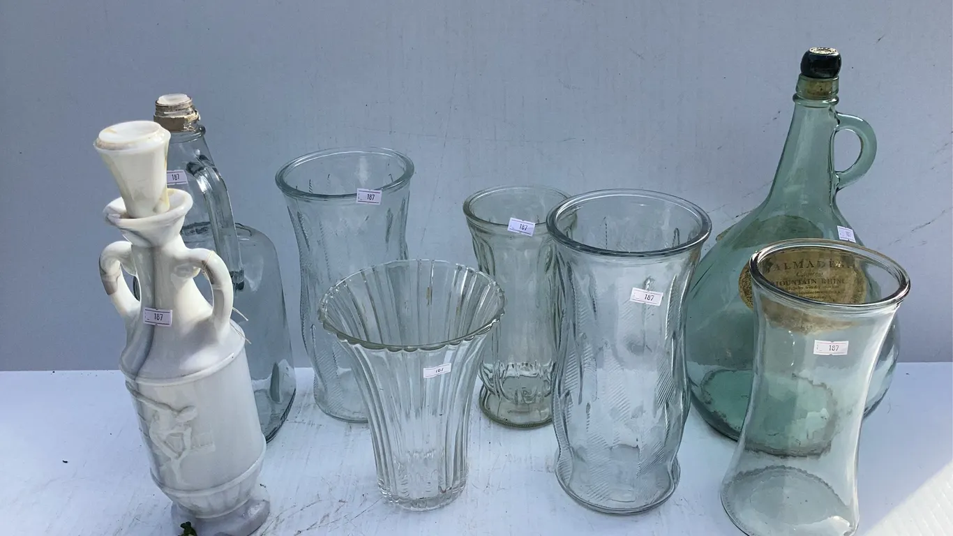 Glass Vases, Decanters