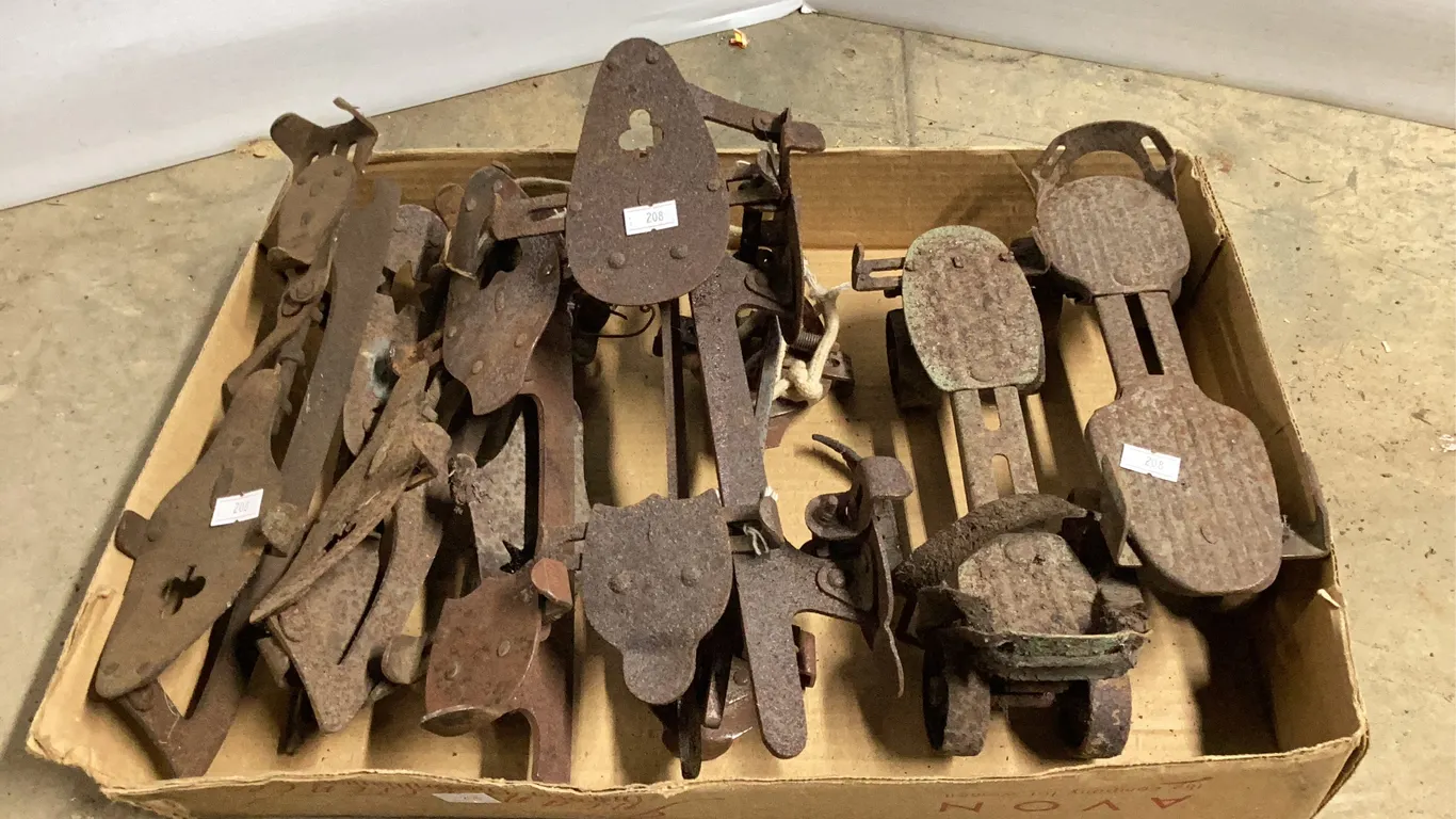 Vintage Ice Skates, Vintage Roller Skates