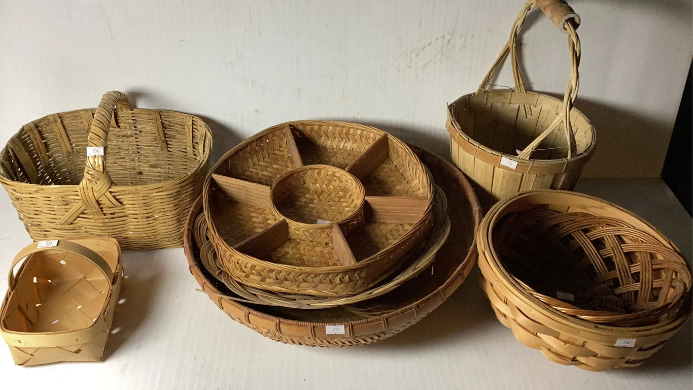 Assortment of Wicker Baskets