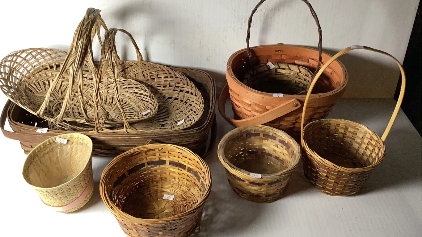 Assortment of Wicker Baskets
