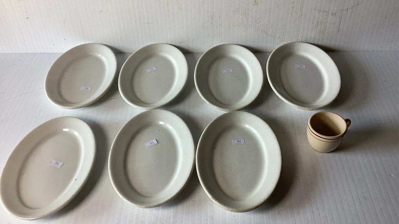 8 Pieces Carr China from Grafton WV