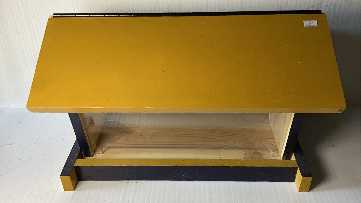 Homemade Wooden Bird Feeder