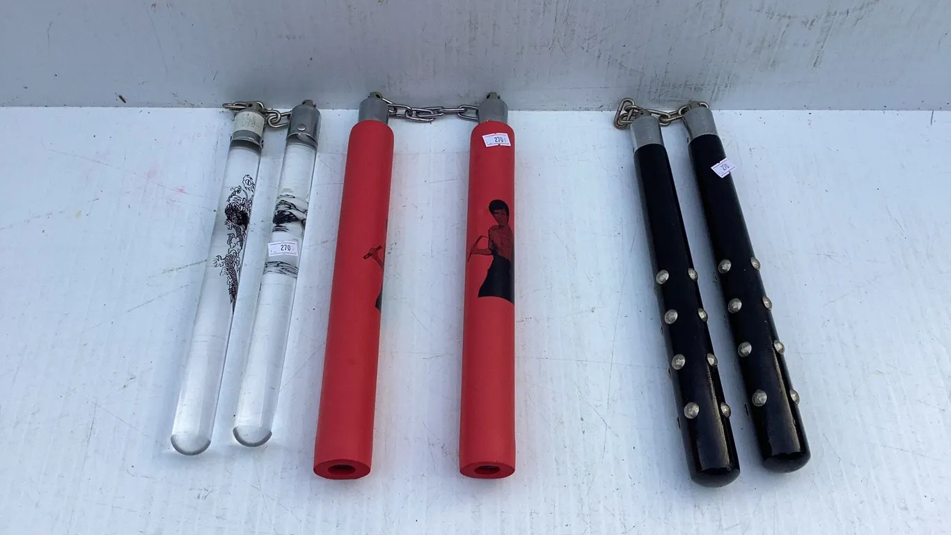 (3) Sets of Nunchucks