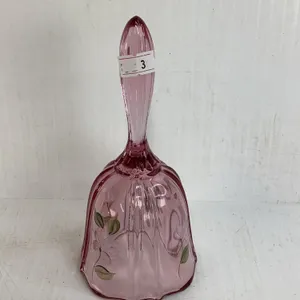 Vintage Fenton Art Glass Hand Painted Bell