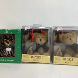 2 Boyd’s Bear Gift Sets, 1 Boyds Bear Ornament