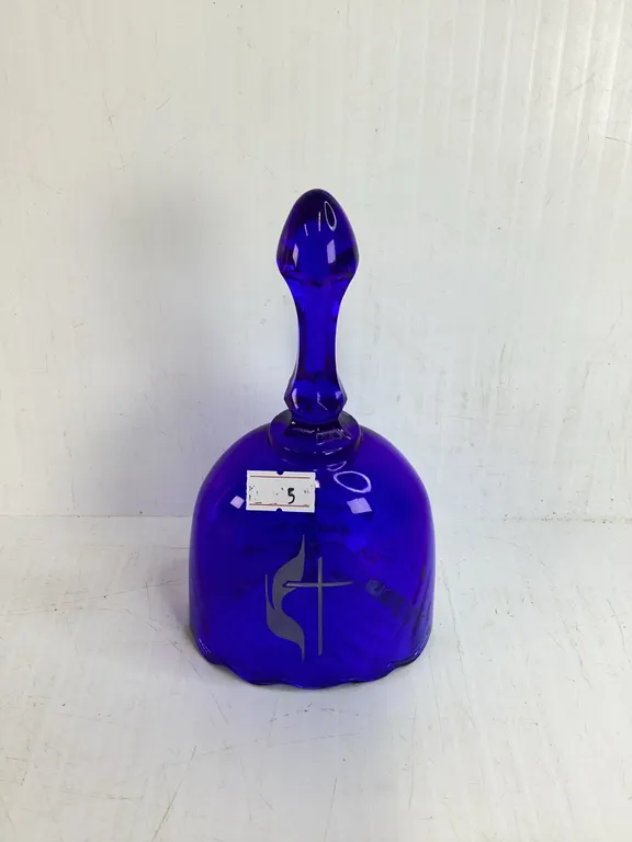 Fenton Cobalt Blue Art Glass Bell