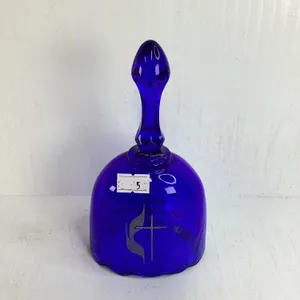 Fenton Cobalt Blue Art Glass Bell