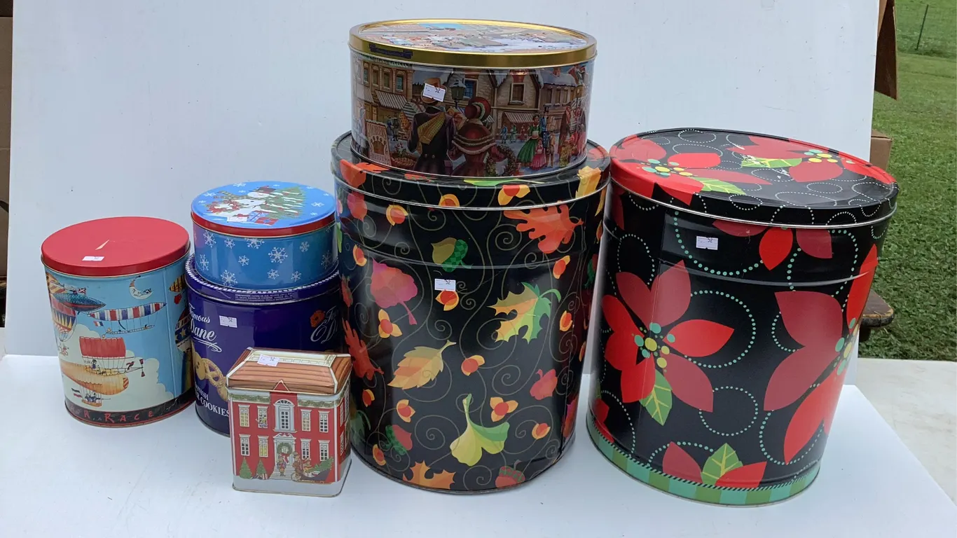 Assortment of Tins