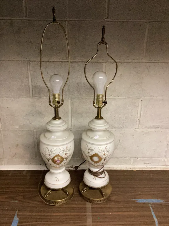Set of Table Lamps ( No Shades )