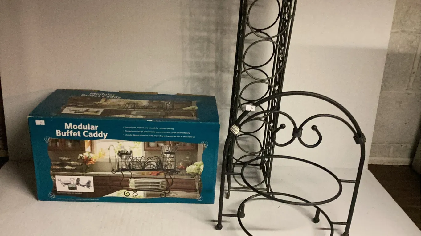 Buffet Caddy, Plant Stand, Wine Rack