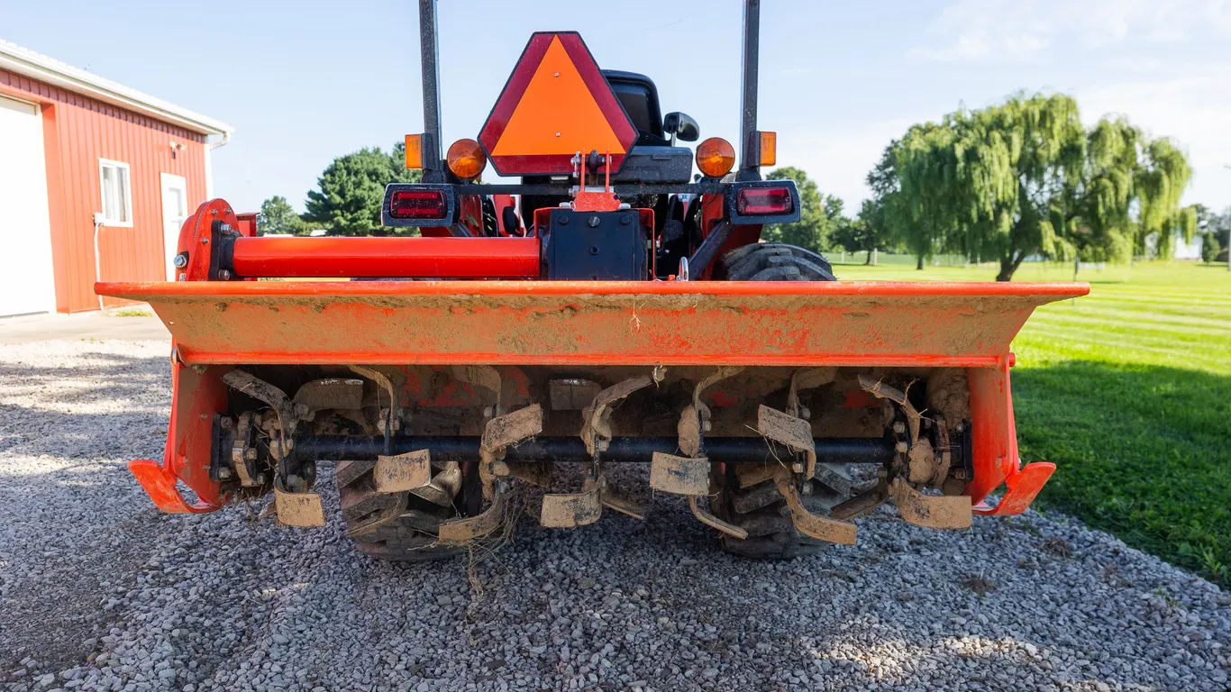 LAND PRIDE RTR1258 TILLER ATTACHMENT FOR KUBOTA TRACTOR