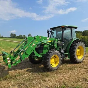 John Deere 5100M Tractor w/ cab, loader, bucket, & bale spear | Baler Monitor is NOT Included!