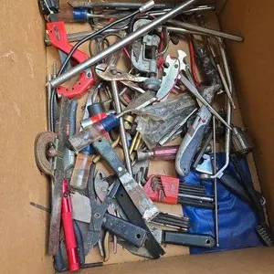 Allen wrenches, pipe cutter, assortment of tools