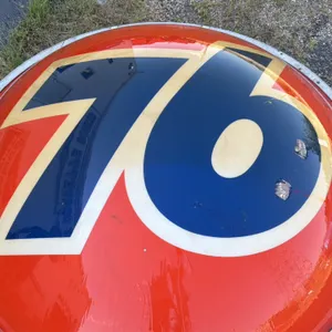 Union 76 Circular Gas Station Sign Face - 7 feet