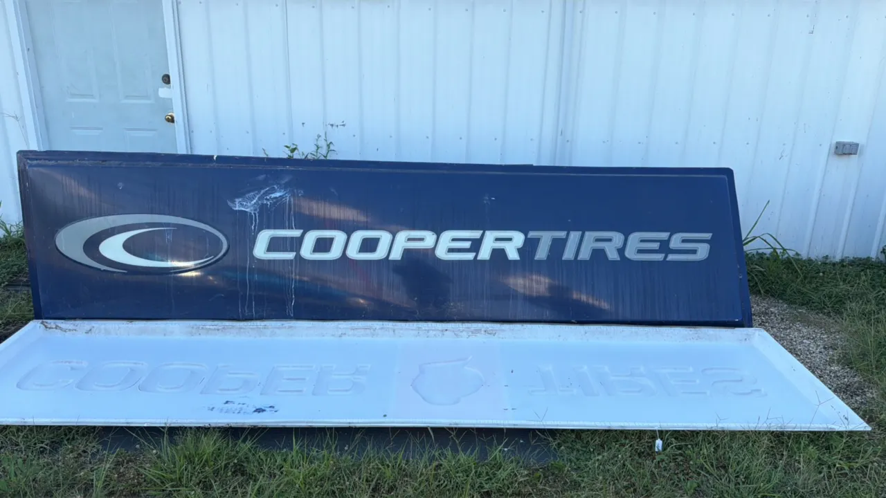Cooper Tires Commercial Advertising Sign