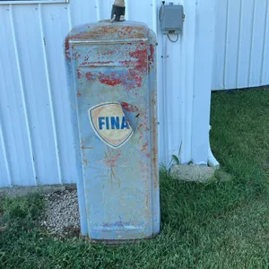 Vintage FINA Oil Can  Display