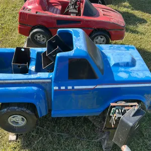 Blue Children's Ride-On Toy Pickup Truck