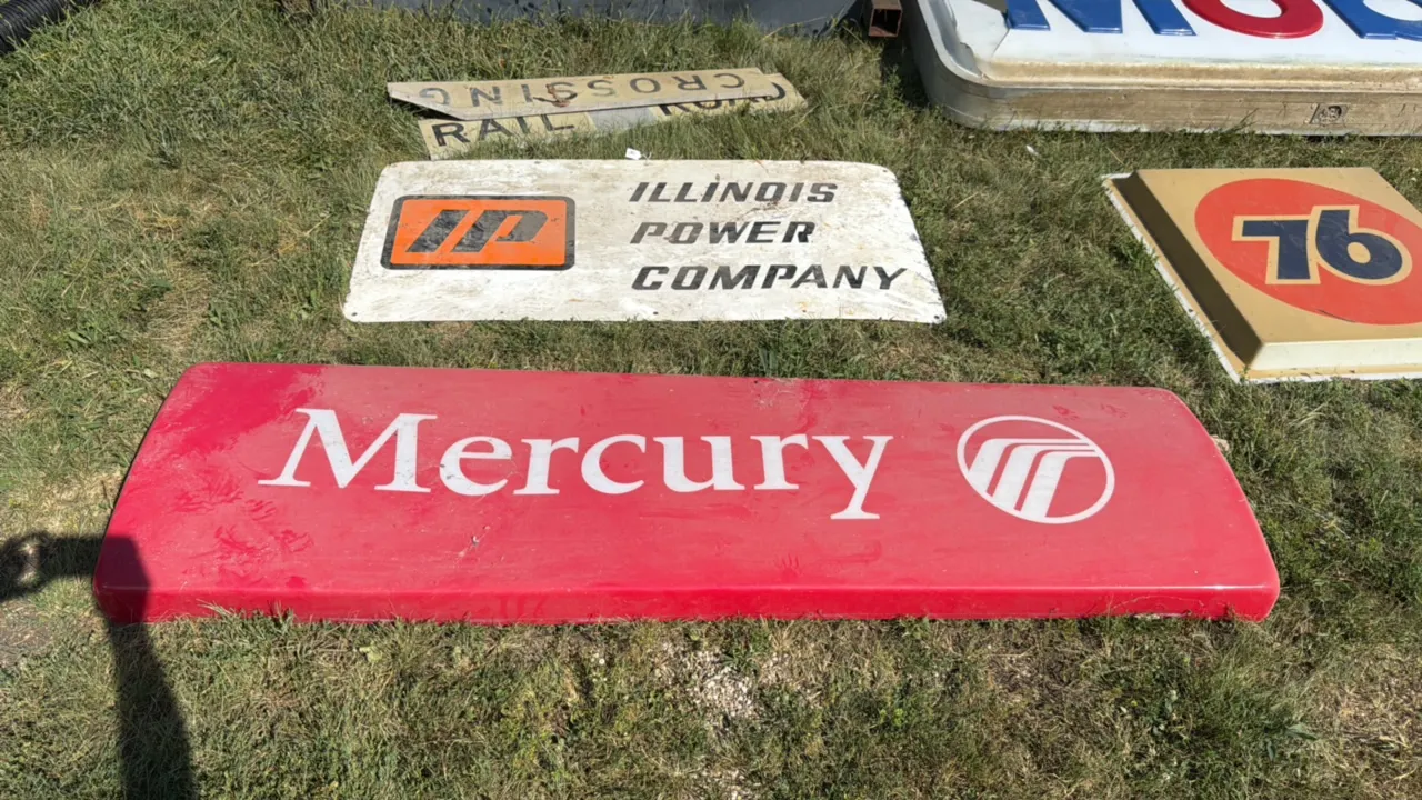 Mercury Advertising Sign