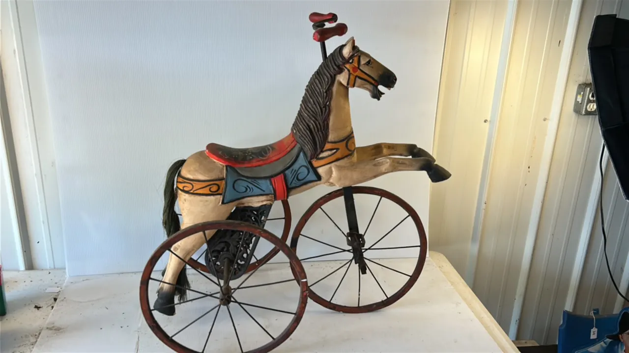 Antique Horse Tricycle
