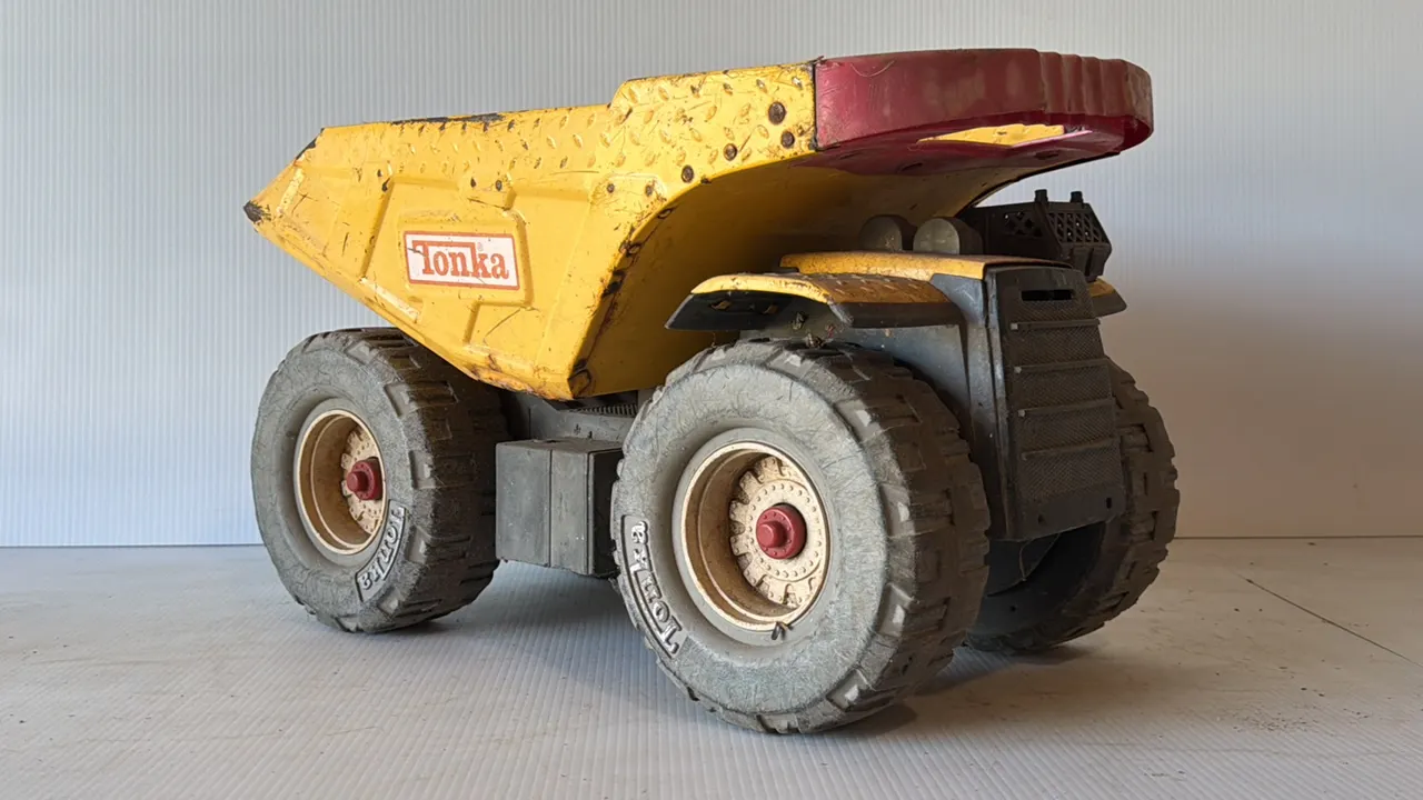 Tonka Yellow Toy Dump Truck