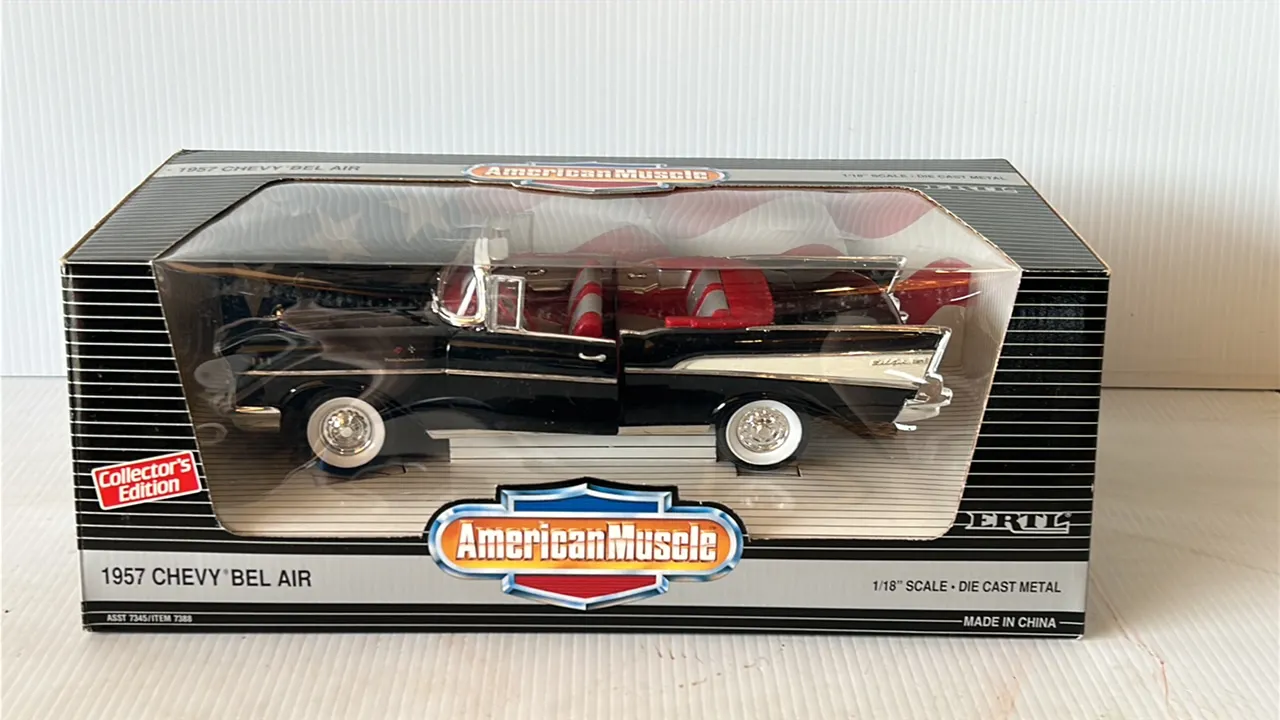 American Muscle Ertl 1957 Chevy Bel Air 1/18 Scale Die-Cast Model Car