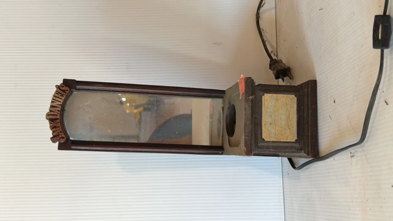 Vintage Jack Daniel's Mirrored Advertising Display with Old No. 7 Branding