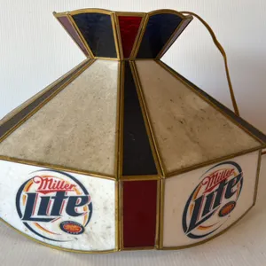 Vintage Miller Lite Advertising Lamp Shade