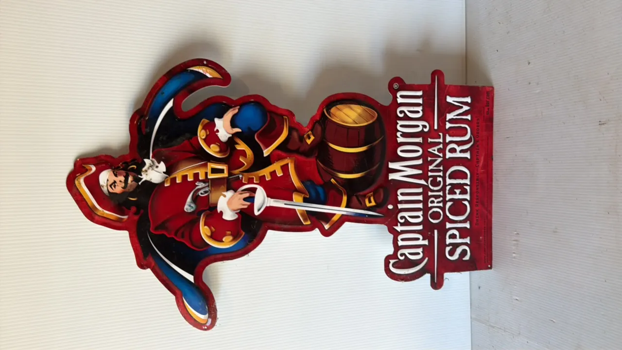 Captain Morgan Original Spiced Rum Cutout Advertising Sign