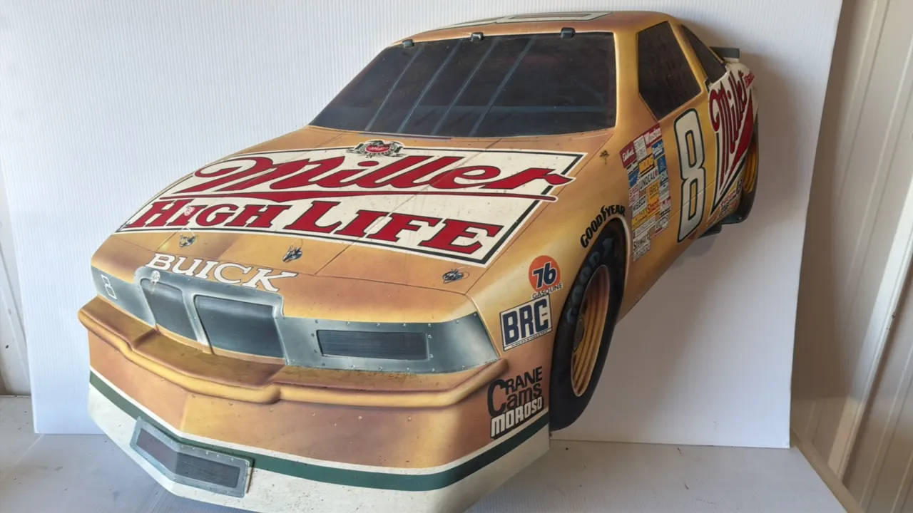NASCAR Advertising Display, Buick Miller High Life #81 Race Car