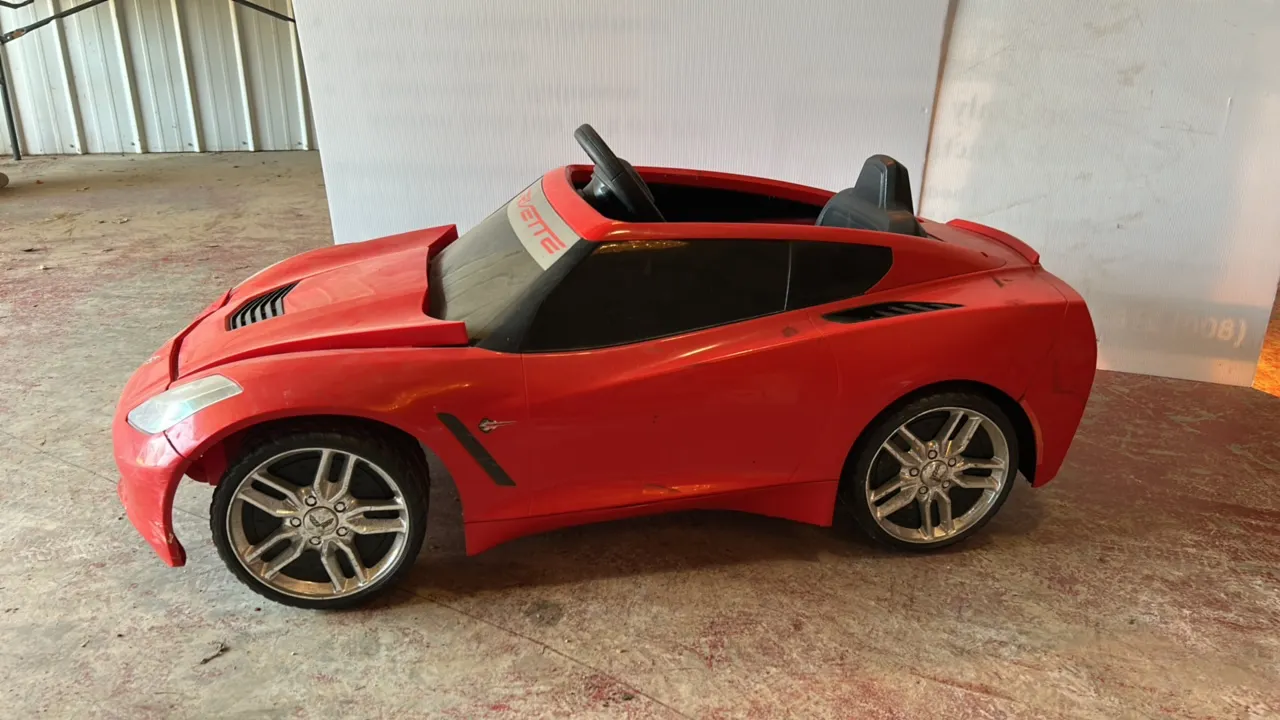 Chevrolet Corvette Child's Ride-On Electric Car, Red