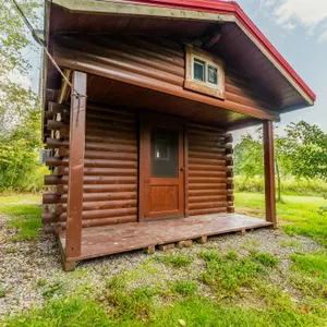 12 x 16 Log Cabin with porch and loft