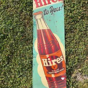 Hires Soda Tin Sign 42” x 13”