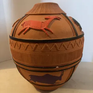 14� EGYPTIAN STYLE VASE